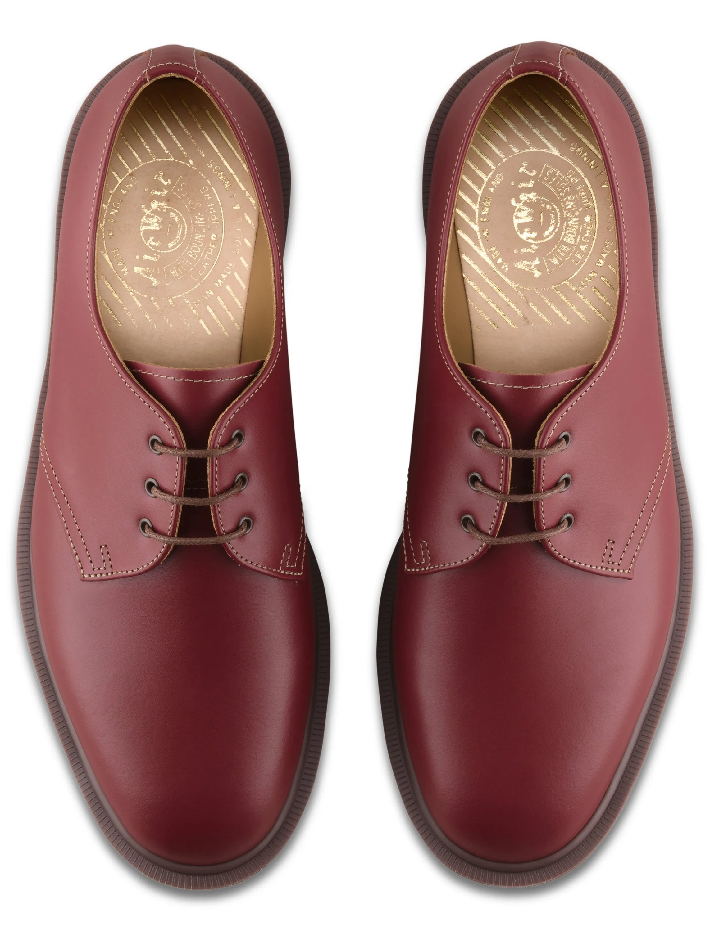 1461 Steed Oxblood Quilon Made In England