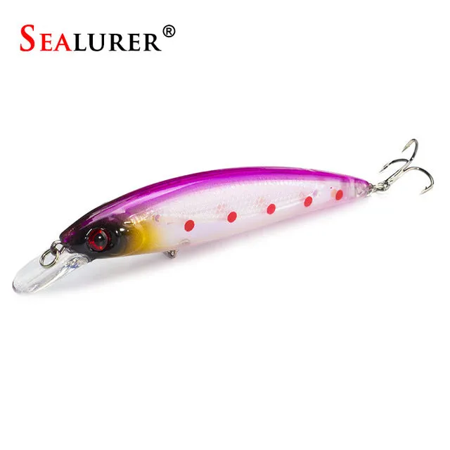 1PCS/LOT  Fishing Lure Minnow Lures Hard Bait Pesca 11CM/13.5G Fishing Tackle isca artificial Quality Hook Swimbait