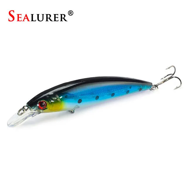 1PCS/LOT  Fishing Lure Minnow Lures Hard Bait Pesca 11CM/13.5G Fishing Tackle isca artificial Quality Hook Swimbait