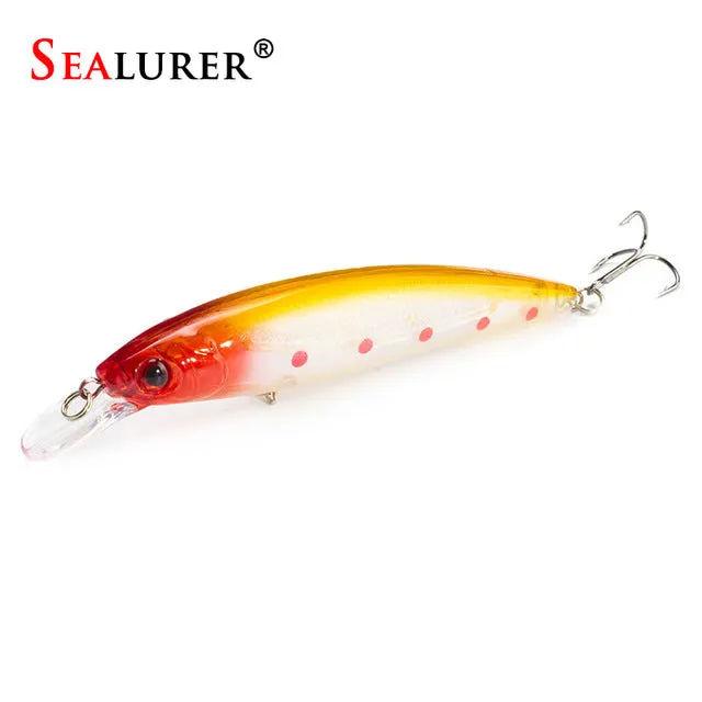 1PCS/LOT  Fishing Lure Minnow Lures Hard Bait Pesca 11CM/13.5G Fishing Tackle isca artificial Quality Hook Swimbait