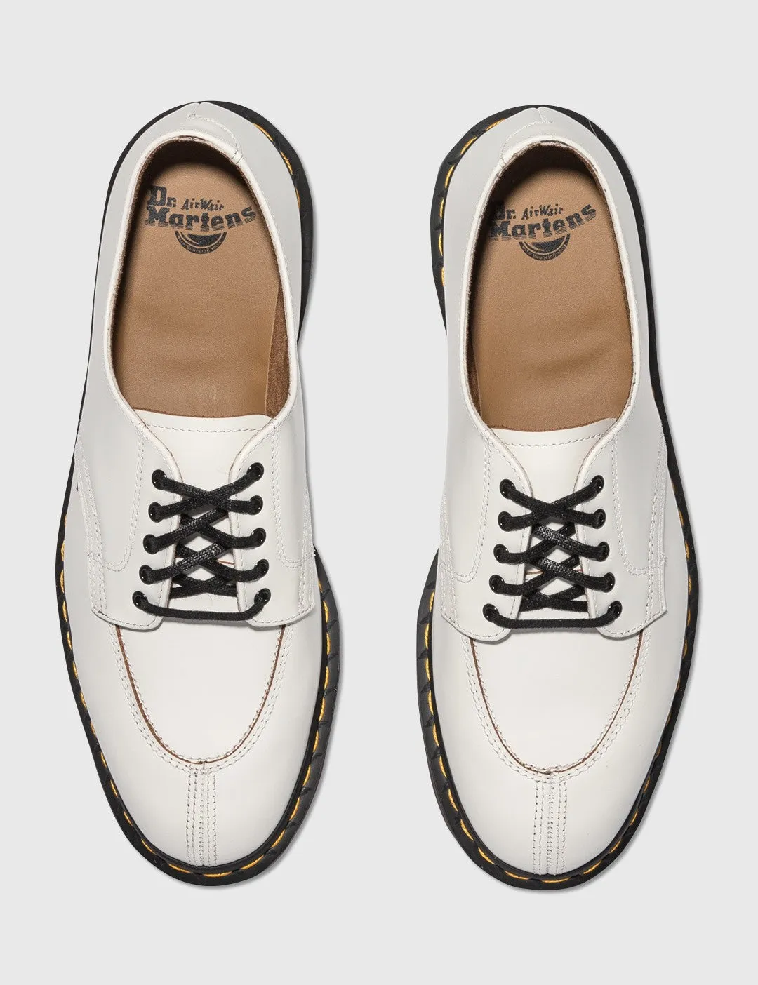 2046 VINTAGE SMOOTH LEATHER OXFORD SHOES WHITE