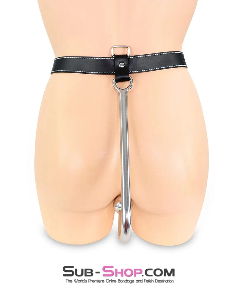 8860DL      Anal Hook Plus Locking Waist Bondage Harness