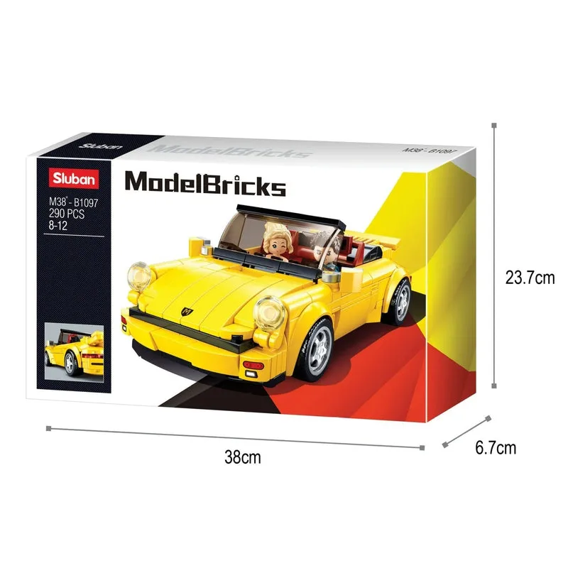 930 Sports Car Building Block Kit (290 Pcs)