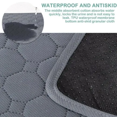 Absorbent Washable Pet Pee Pad, Leakproof, 70X50cm, Reusable