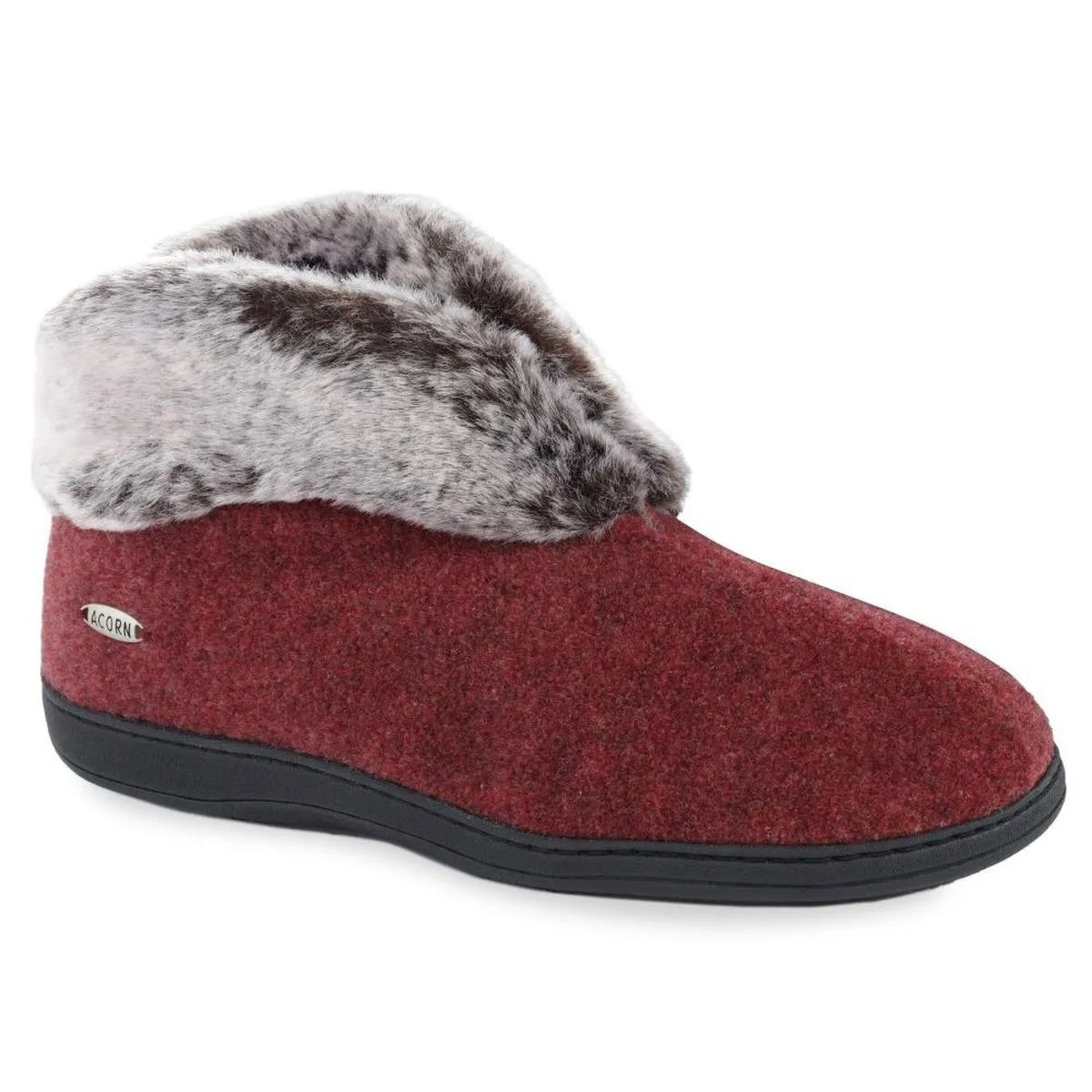 Acorn Women's Faux Fur Chinchilla Booties