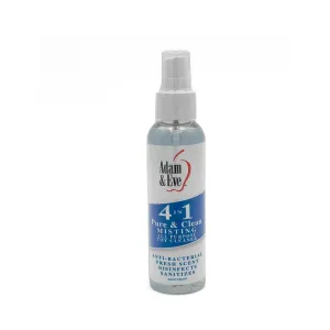 Adam & Eve 4 in 1 Pure & Clean Misting Toy Cleaner 4 oz.