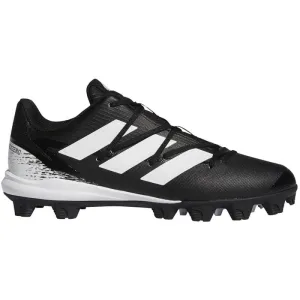 Adidas Afterburner 8 MD Baseball Cleat in Black