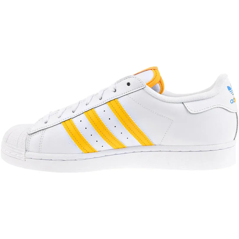 Adidas Men's Superstar Shoes - White / Yellow