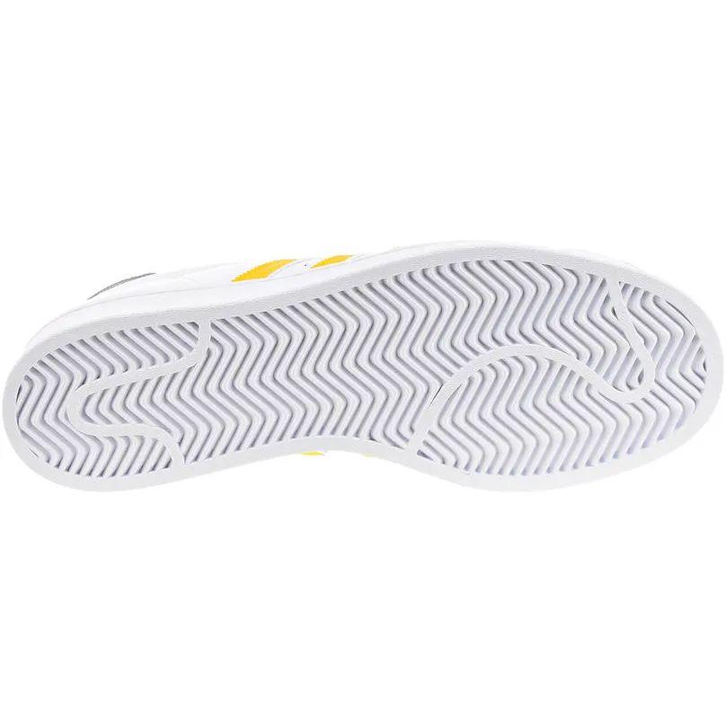 Adidas Men's Superstar Shoes - White / Yellow