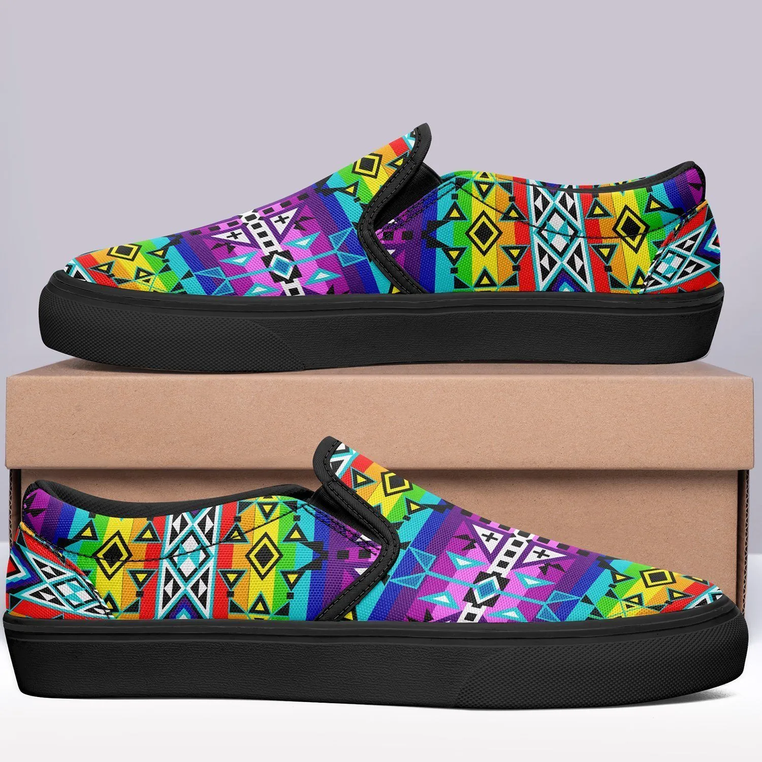 After the Rain Otoyimm Kid's Canvas Slip On Shoes