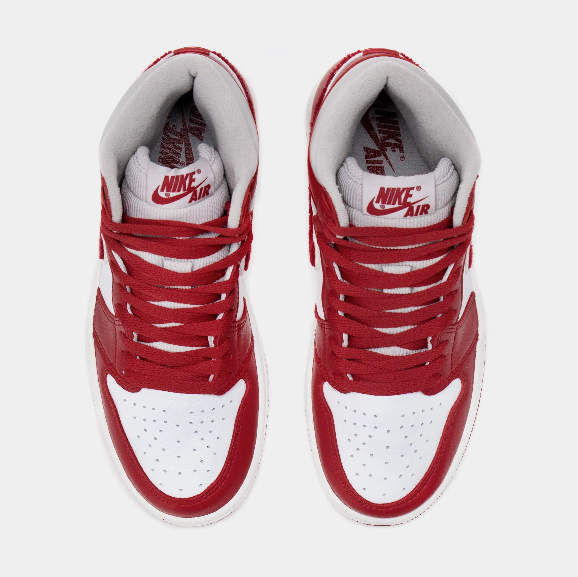 Air Jordan 1 High OG Newstalgia Womens Lifestyle Shoes (Red/White)