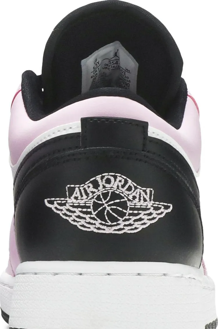 Air Jordan 1 Low GS Light Arctic sneakers, black-pink