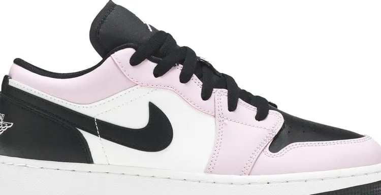 Air Jordan 1 Low GS Light Arctic sneakers, black-pink