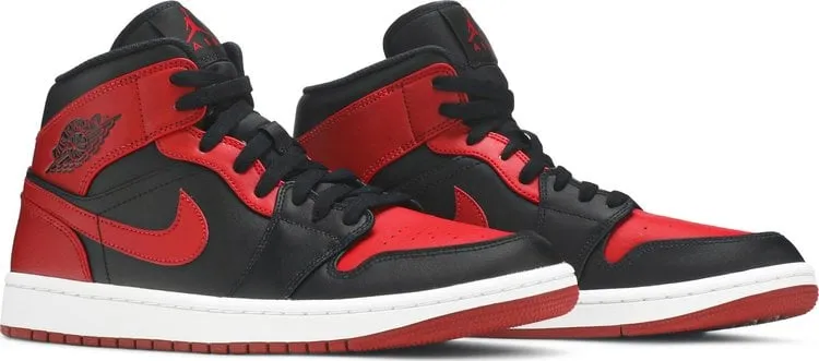 Air Jordan 1 Mid Banned Red