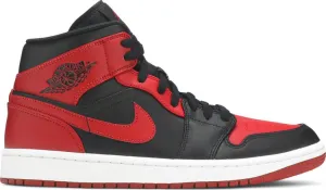 Air Jordan 1 Mid Banned Red