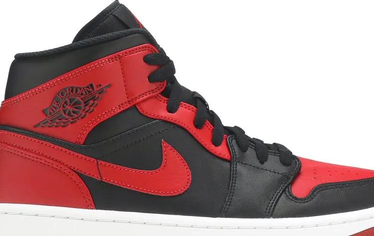 Air Jordan 1 Mid Banned Red