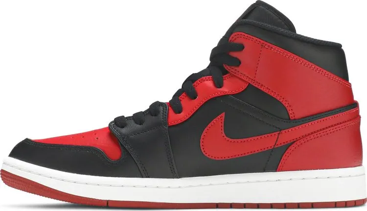 Air Jordan 1 Mid Banned Red