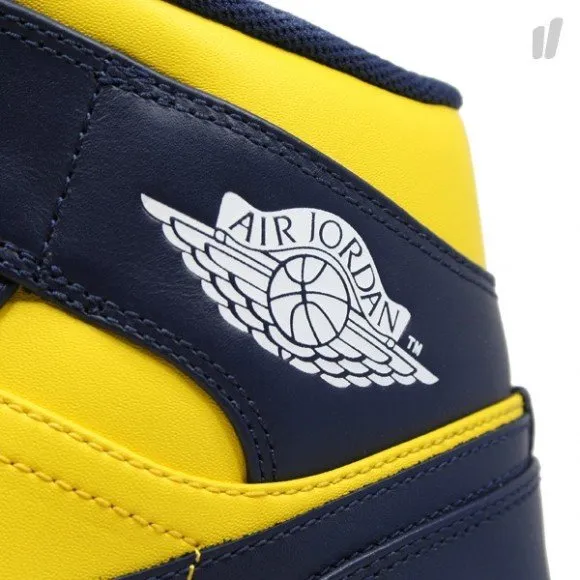 Air Jordan 1 Mid 'Michigan' Yellow