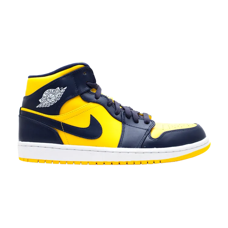 Air Jordan 1 Mid 'Michigan' Yellow