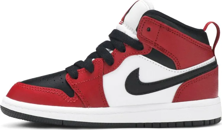 Air Jordan 1 Mid PS Chicago Black Toe, red