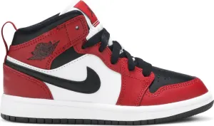 Air Jordan 1 Mid PS Chicago Black Toe, red