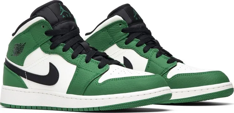 Air Jordan 1 Mid SE GS Pine Green