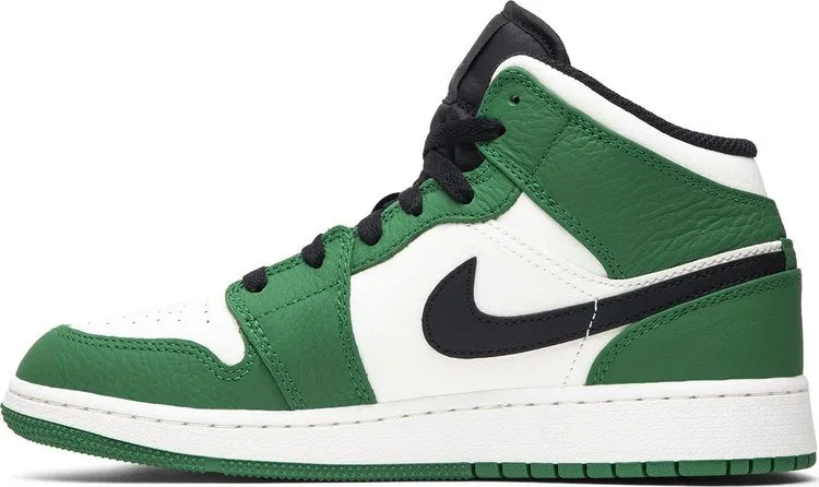 Air Jordan 1 Mid SE GS Pine Green