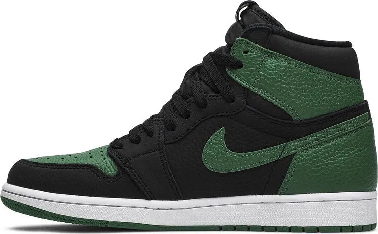 Air Jordan 1 Retro High OG Pine Green 2.0, black