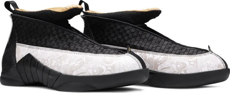 Air Jordan 15 Retro LS Laser Sneakers, Black