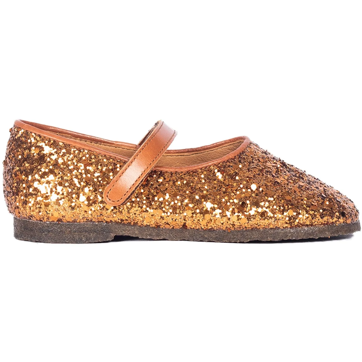 Angulus Bronze Glitter/CAndnac Ballerina I Funklende Glitter