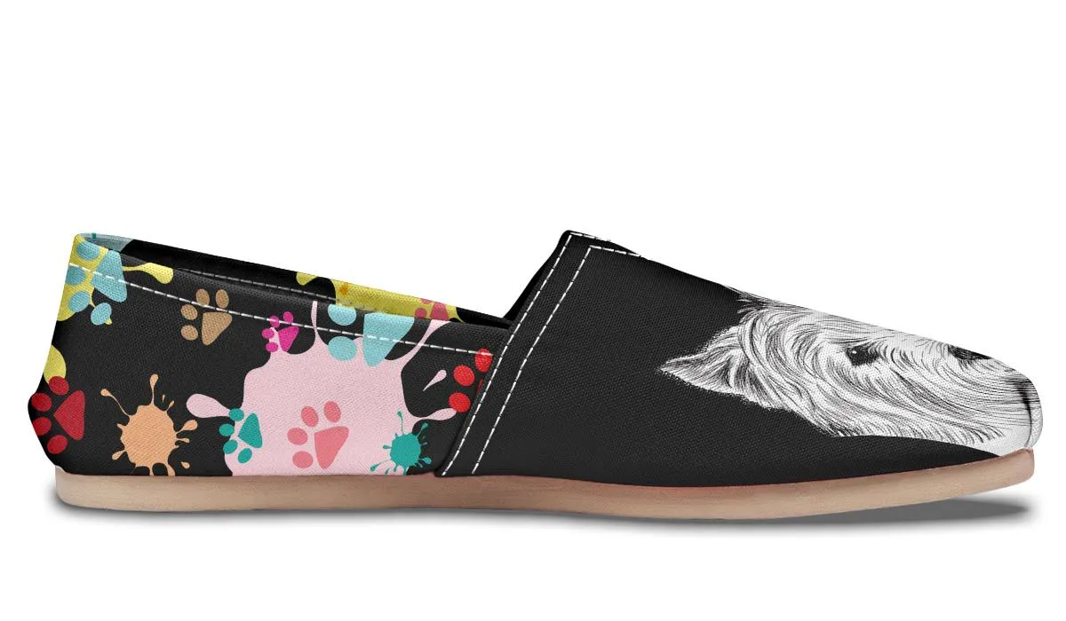 Artsy Westie Casual Shoes