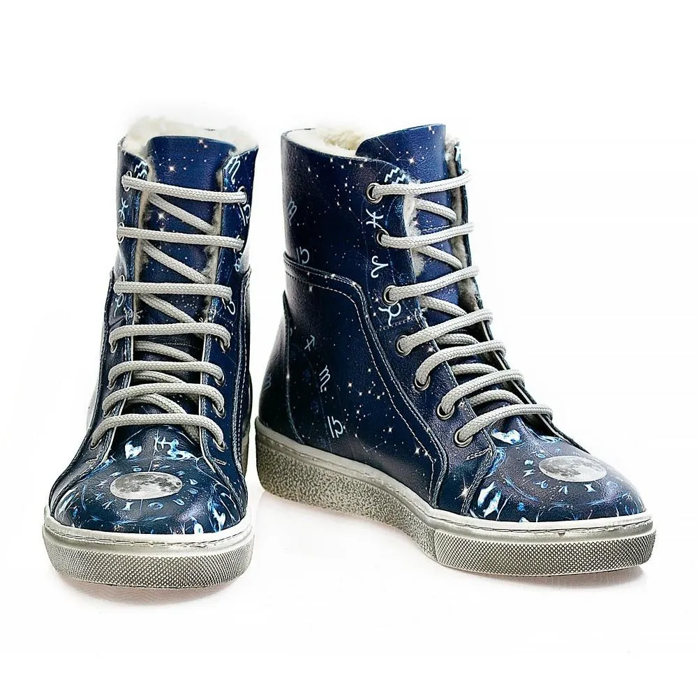 Astrology Short Boots WJAS118