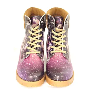 Astronaut Cat Short Boots KAT108