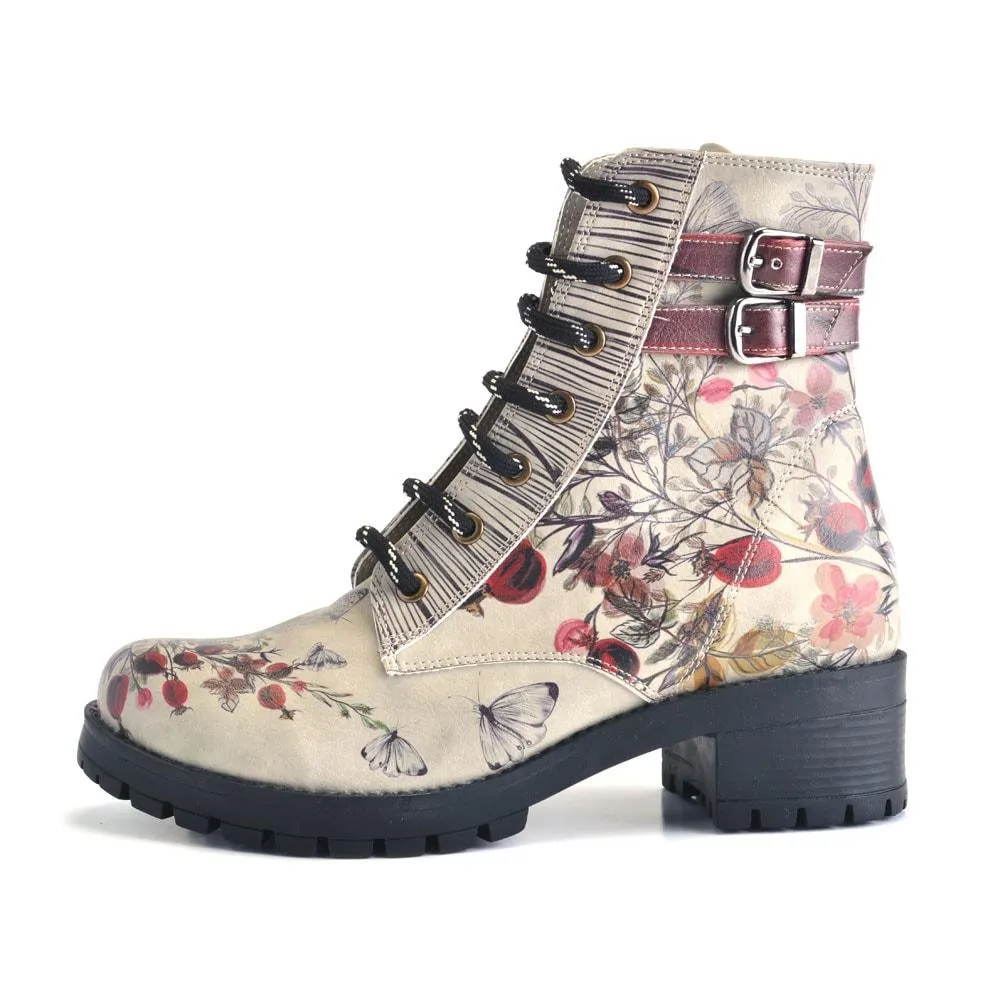 Autumn and Butterflies Short Boots DRY101