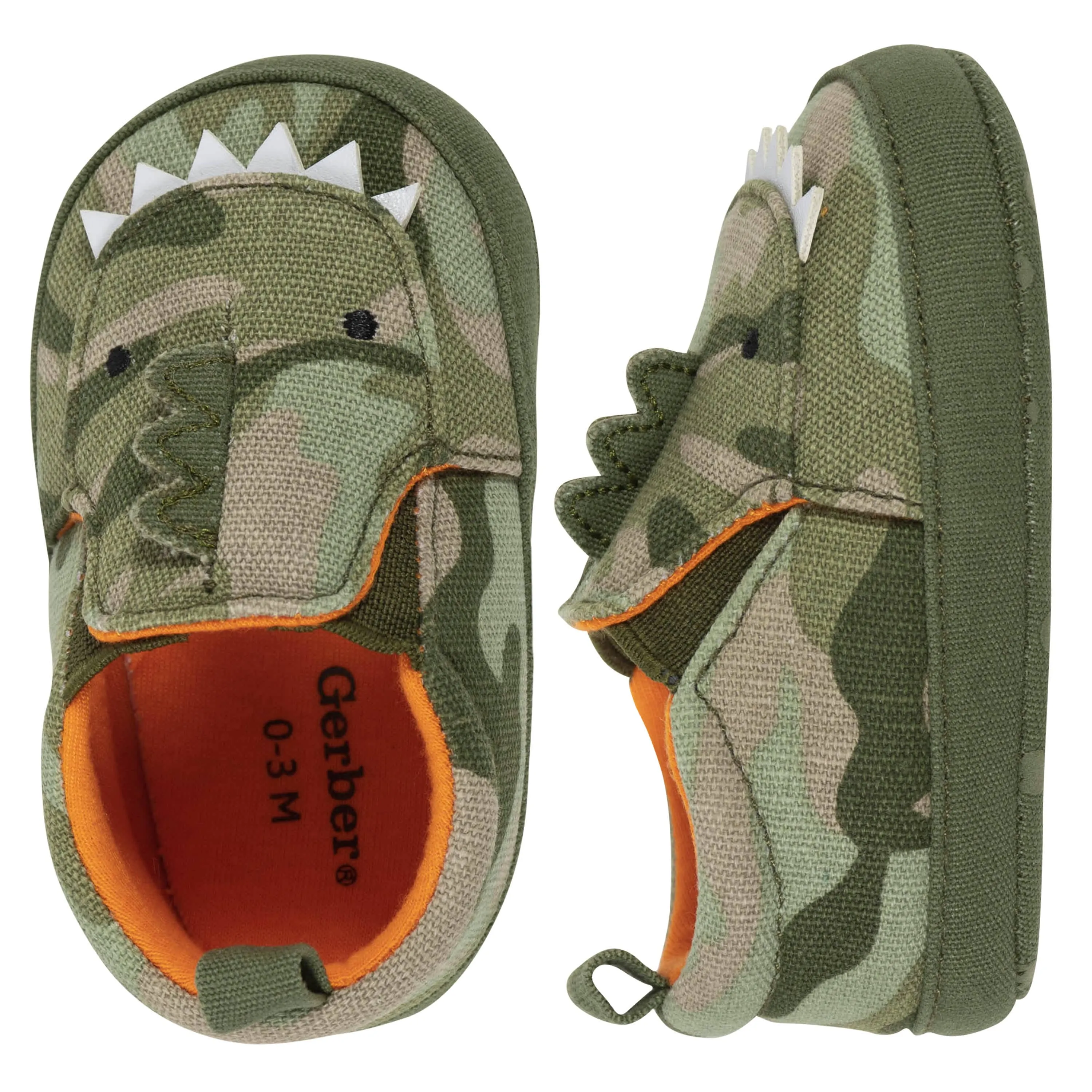 Baby Boys Camo Dinosaur Shoes