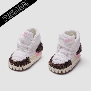 Baby Crochet IB-3 Neopolitan (Soft felt non-slip bottom & Shoe Box)