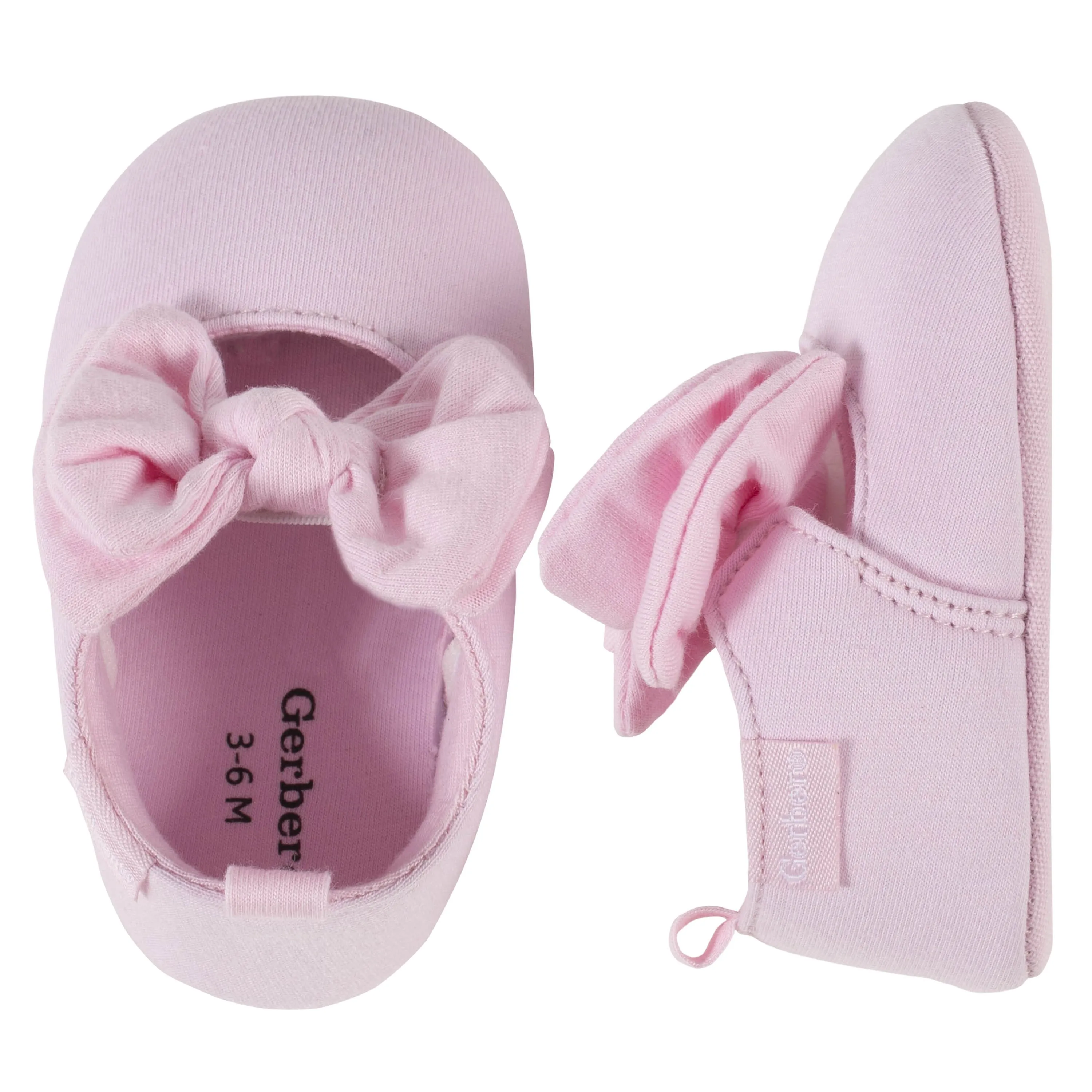 Baby Girls Pink Slipper Shoes