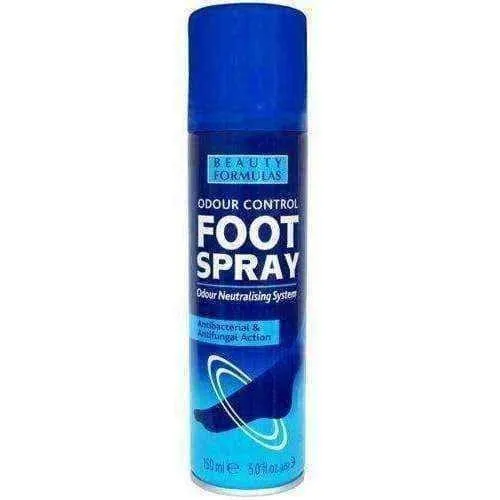 BEAUTY FORMULAS Antibacterial foot deodorant 150ml, antibacterial foot spray