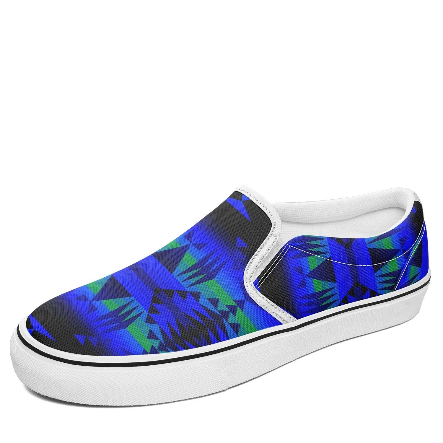 Between the Blue Ridge Mountains Otoyimm Kid's Canvas Slip On Shoes