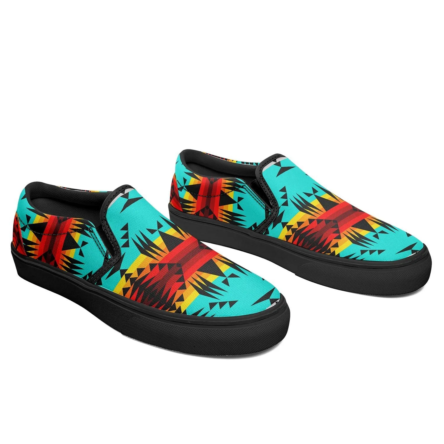 Between the Mountains Otoyimm Kid's Canvas Slip On Shoes