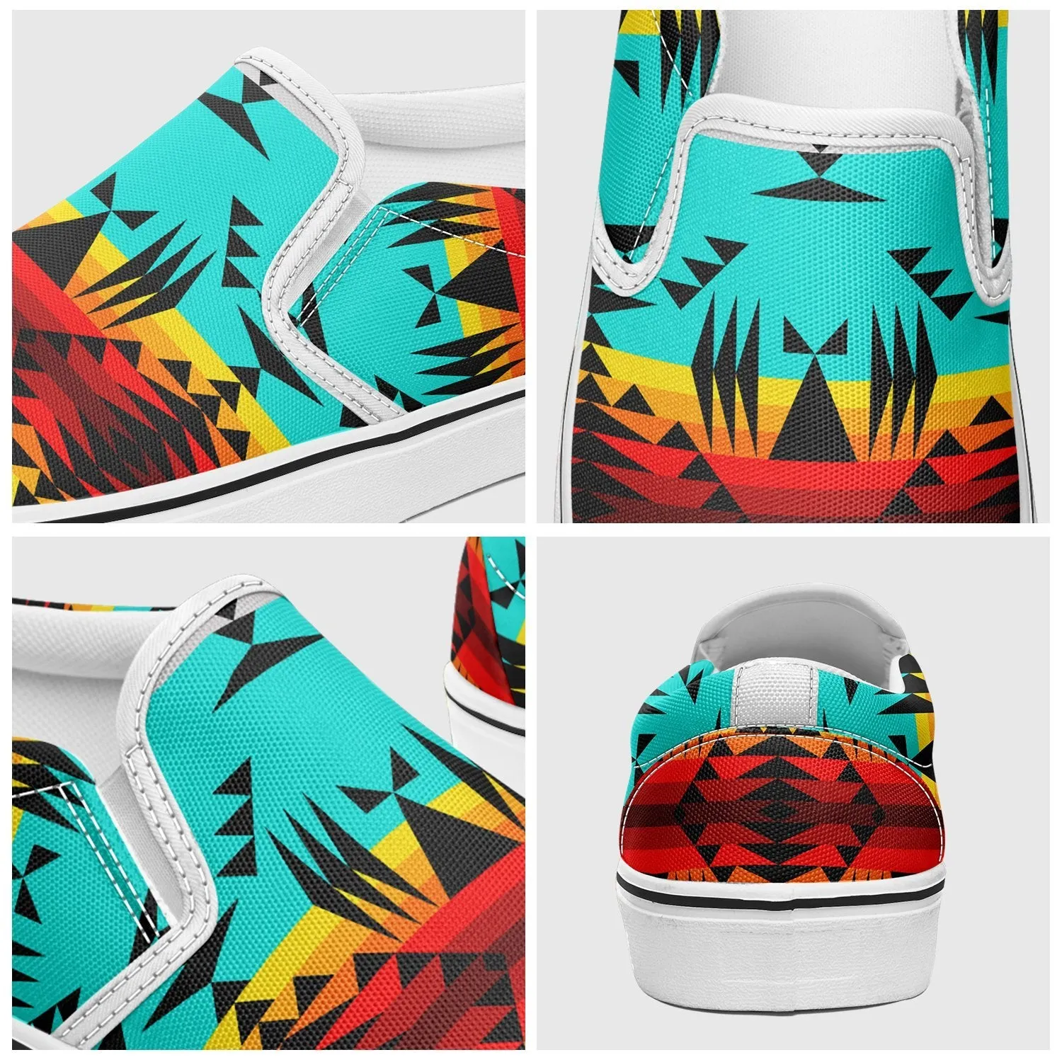 Between the Mountains Otoyimm Kid's Canvas Slip On Shoes