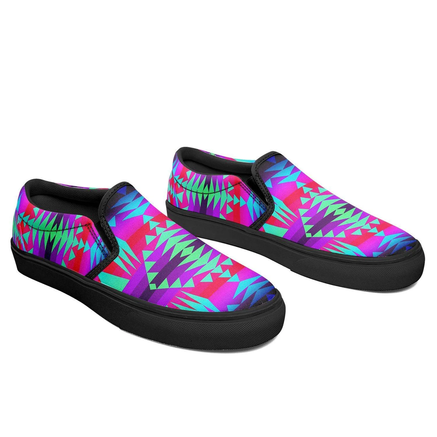 Between the Rocky Mountains Otoyimm Kid's Canvas Slip On Shoes