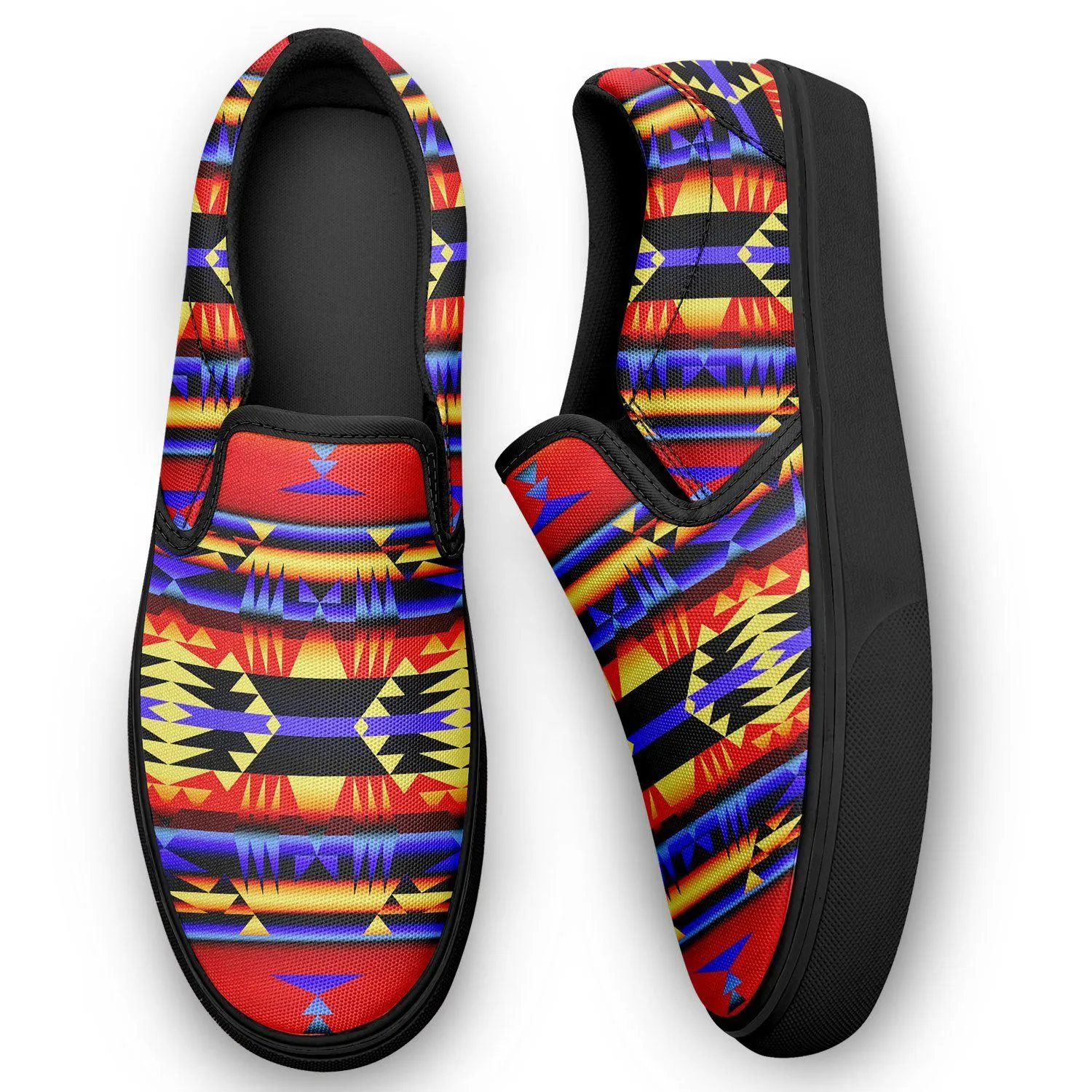 Between the San Juan Mountains Otoyimm Kid's Canvas Slip On Shoes