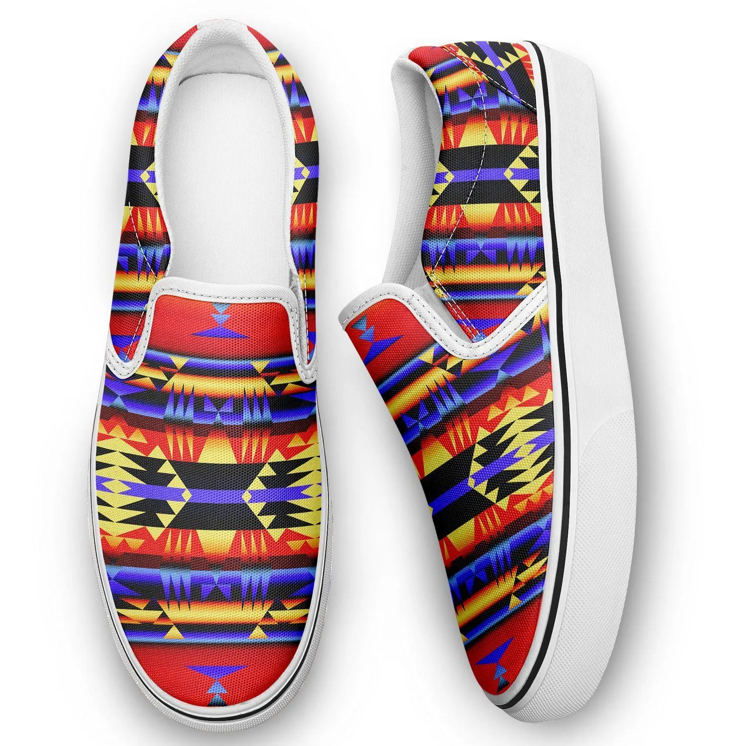 Between the San Juan Mountains Otoyimm Kid's Canvas Slip On Shoes