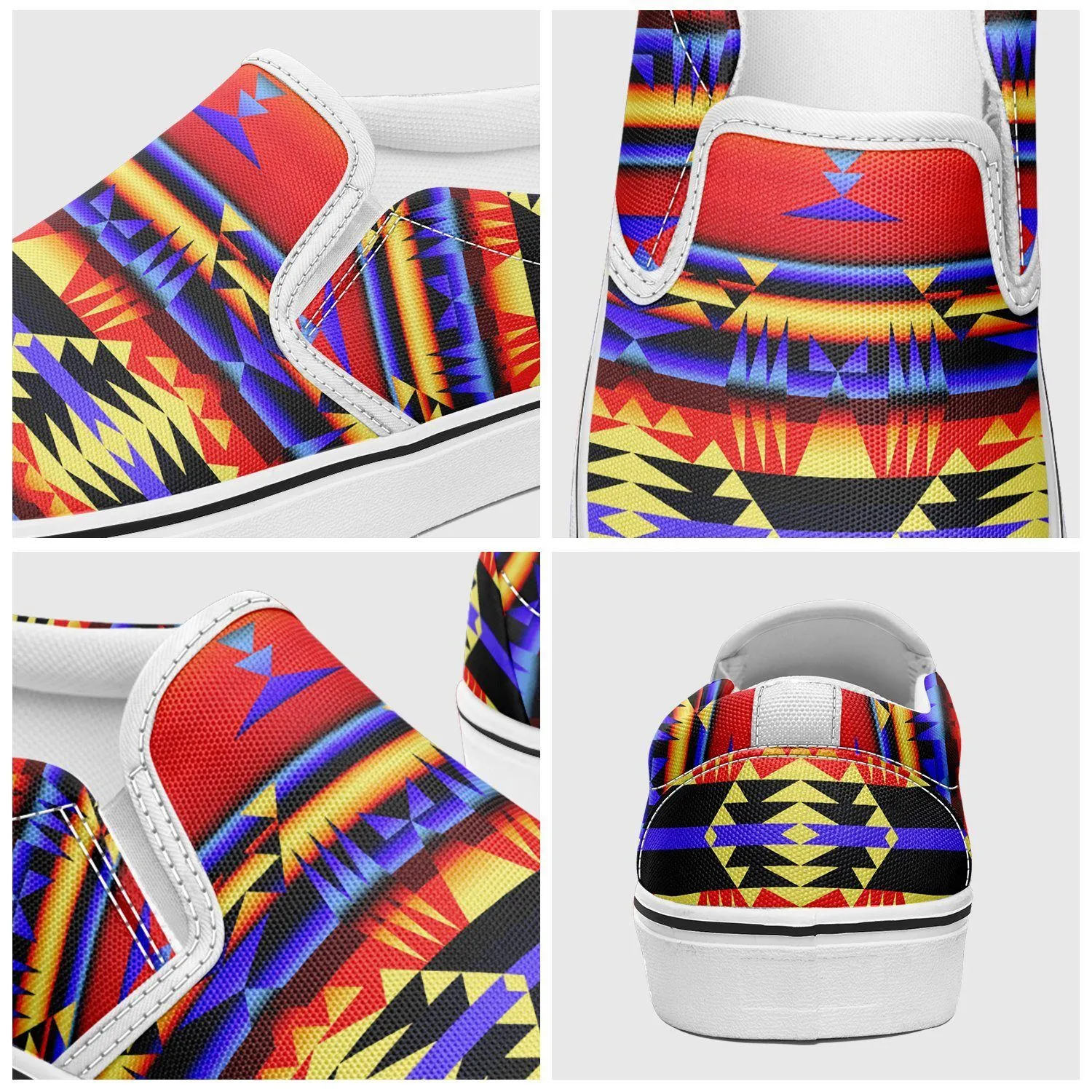 Between the San Juan Mountains Otoyimm Kid's Canvas Slip On Shoes