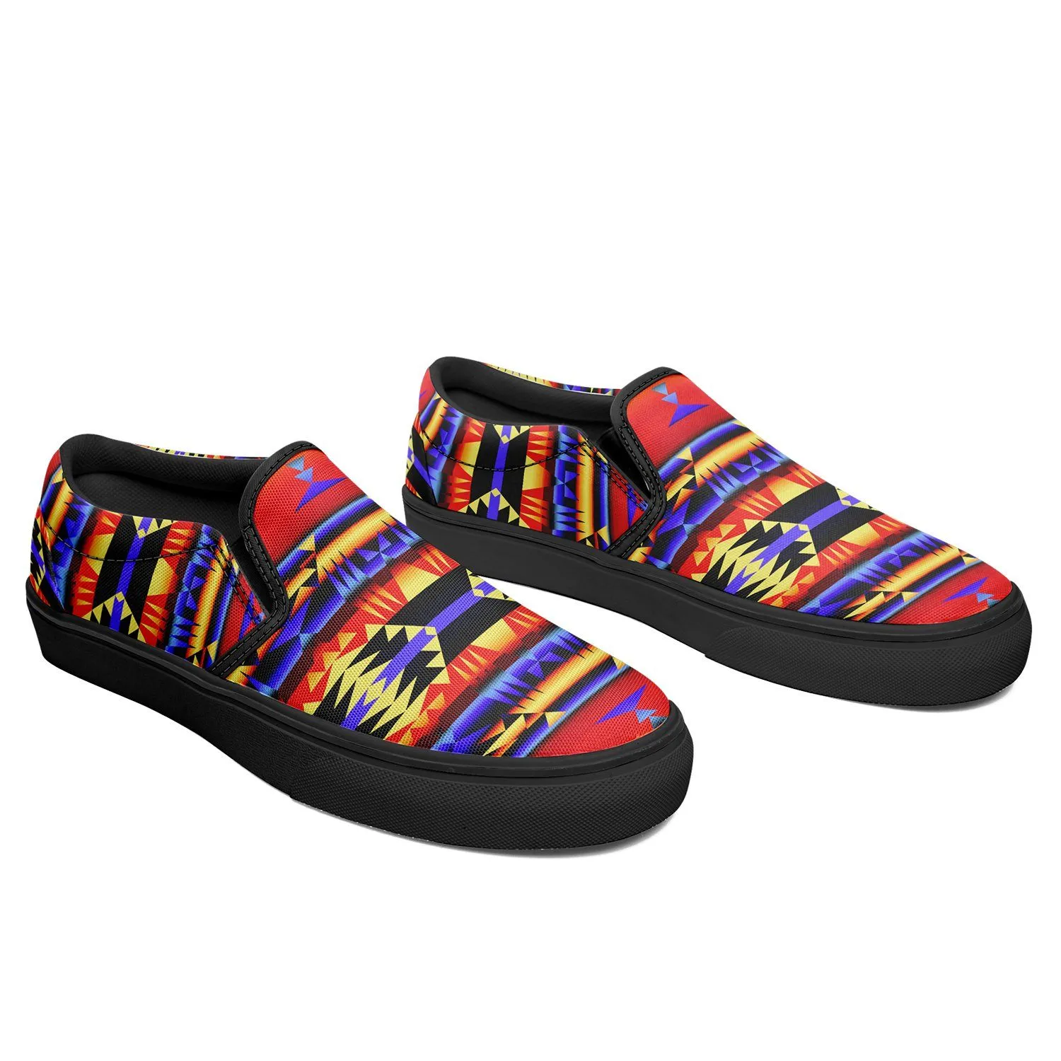 Between the San Juan Mountains Otoyimm Kid's Canvas Slip On Shoes