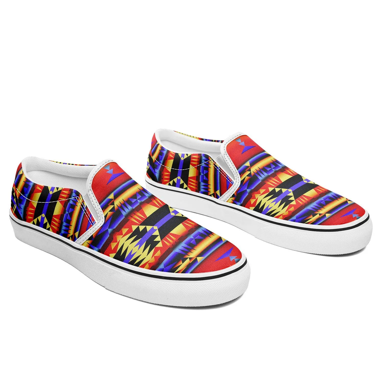 Between the San Juan Mountains Otoyimm Kid's Canvas Slip On Shoes