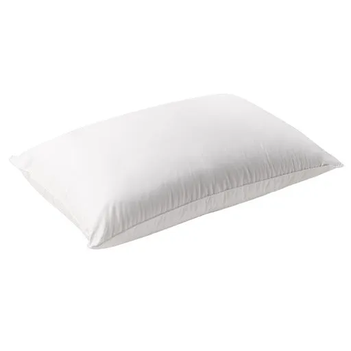 Bianca Bedding Natural Sleep White Bamboo Blend Medium Profile Pillow 750g