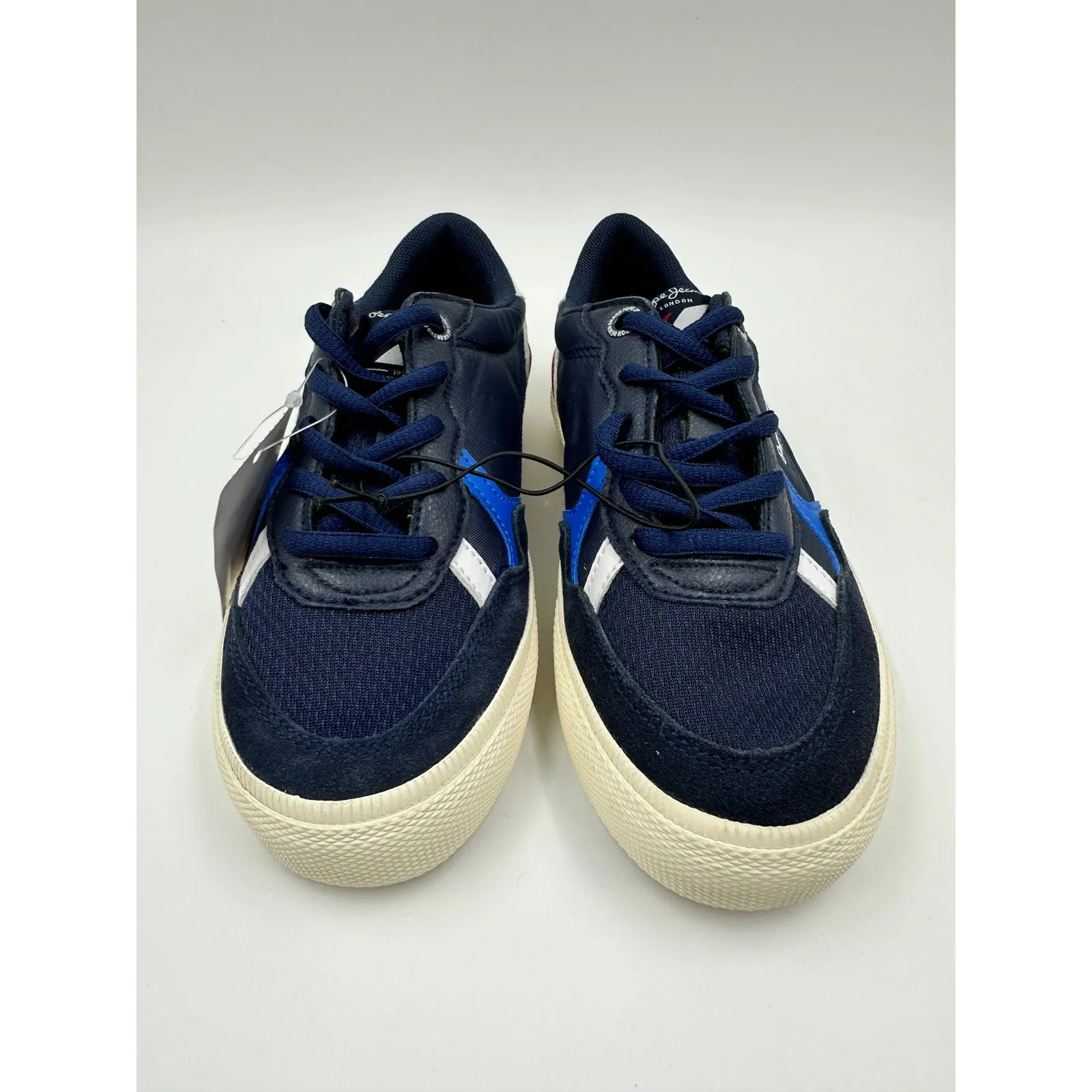 Big Kid Size 1, Navy Sneakers Built for Sailing the World