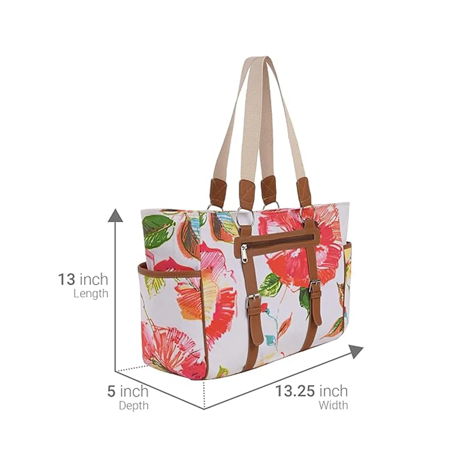 Boho Girl Sling Bag for Women | Floral Printed Tote Bag | Outdoor Small/Big Shoulder Bags | Oversized Tote Bag for Women | Tote Bag for Traveling